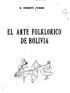 El arte folklórico de Bolivia de Rigoberto Paredes